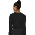 thumbnail image 2 of Med Couture Women's 8499 Performance Long Sleeve Underscrub Tee -Black-X-Large, 2 of 5