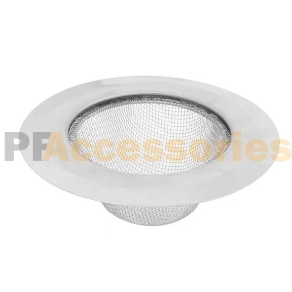 4.5" Stainless Steel Large Wide Rim Mesh Sink Strainer For Kitchen Drain