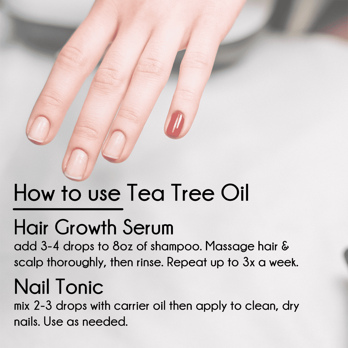 Tea Tree Oil – 8 fl oz (237 ml) Aluminum Bottle w/Plug Cap – 100% Pure Essential Oil