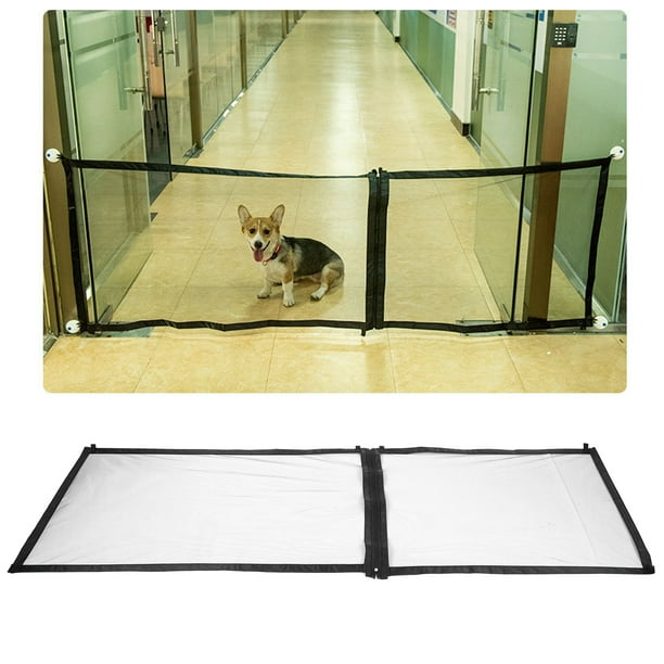 AMONIDA Mesh Dog Fence Double Hook And Loop Design Portable Pet