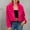 Hot Pink, variant on Women's Faux Fur Coat Winter Fall Fuzzy Warm Fleece Jacket Elegant Open Front Cardigan Casual Cropped Dressy Outerwear Brown XXL