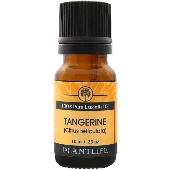 Plantlife Tangerine Essential Oil – 100% Pure Citrus Aromatherapy Oil for Diffuser, Skincare & Wellness – 10 ml