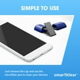 thumbnail image 4 of SmartKlear Smart Phone Screen Cleaner - Compatible with iPhones, Androids, and More - Cleaner With Carbon Microfiber Tech - Injected Blue - 1 Count, 4 of 7