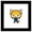Black Framed Version, variant on Gallery Pops Sanrio Aggretsuko - Retsuko Wall Art, Unframed Version, 12" x 12"