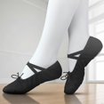 thumbnail image 3 of KAIYANG Zapatillas de ballet auténticas de primera calidad para bebés (niños pequeños/niños grandes) negras 30, 3 of 5
