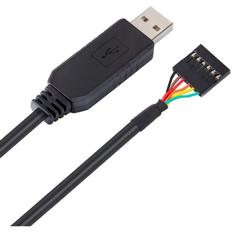FTDI USB to TTL Serial 3.3V Adapter Cable 6 Pin inch Pitch Female Socket Header UART IC FT232RL Chip - Walmart.com