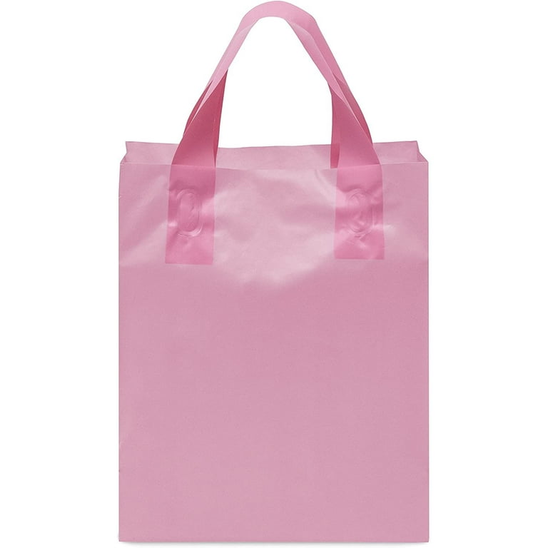 Prime Line Packaging Small Clear Plastic Bags with Soft Loop Handles Gifts  Bulk 50 Pcs 8x4x10, 50 Pcs - Harris Teeter