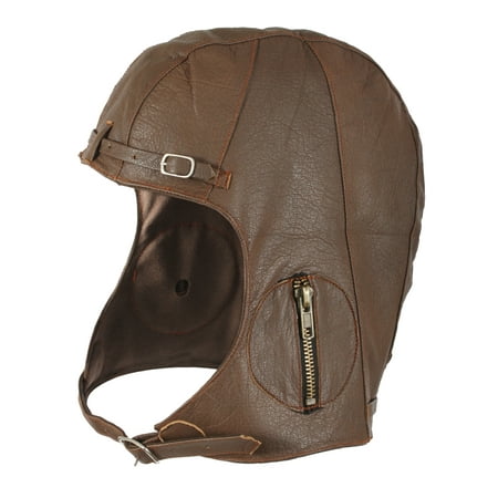 Rothco WW2 Style Leather Pilot's Helmet in Goatskin Leather