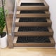 thumbnail image 4 of Alfombra antideslizante para escalones de 76 x 20 cm | Alfombra de escalera interior adhesiva reutilizable | Alfombra de poliéster antideslizante para niños, ancianos y mascotas | Tapetes lavables, 4 of 5