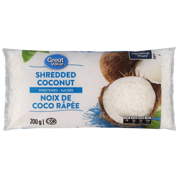 Great Value Sweetened Shredded Coconut