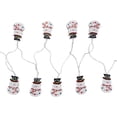 thumbnail image 5 of 10ct Snowmen with Top Hats LED Christmas Lights - 4.5 ft Clear Wire, 5 of 5