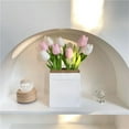 thumbnail image 6 of RKSTN 8 PCS Fake Tulips Artificial Flowers PU Faux Flowers for Wedding Floral Arrangement Spring Bouquet Home Party Office Decorations for Mother's Day Valentines Day, 6 of 6