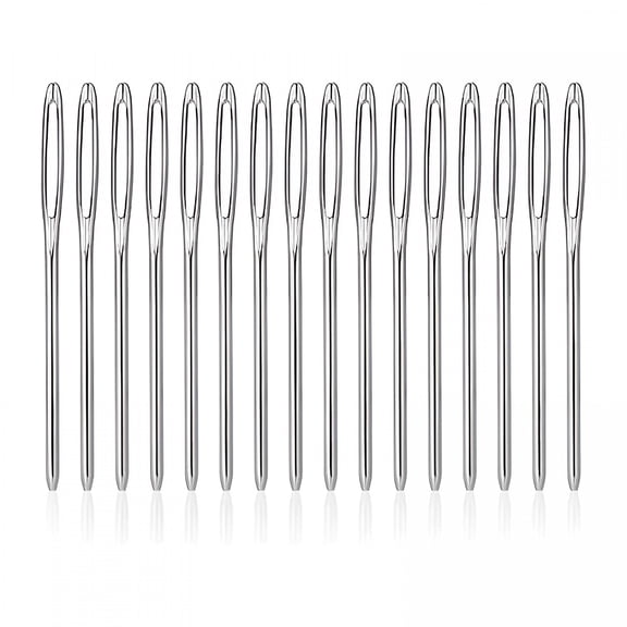 TUWAFE 18Pcs Large-Eye Blunt Needles, Sewing Needles Large Eye Hand Sewing , 2"