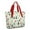 Beige Christmas Tree, variant on Tote Bag for Women - Red Christmas Deer Pattern Shoulder Bag - Large Utility Work Duffle Bag with Zipper Handbag for Travel, Work, Sprots