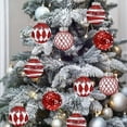 thumbnail image 1 of Christmas Decorations Christmas Ball Set Electroplated Plastic Painteds Christmas Tree Ornaments 6cm 16 Pieces, 1 of 6