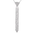 thumbnail image 2 of Collier Cravate en Strass pour Femmes, Collier Mode pour Fête, 2 of 10