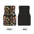 thumbnail image 2 of Yiaed Various Mushrooms Print Carpet Floor Mats for Cars, Auto Accessories Front & Rear Car Floor Mats Car Floor Foot Mat Sets of 4 Pieces, 2 of 7