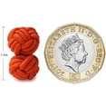 thumbnail image 3 of Silk Knot Fabric Cufflinks 5 Pairs Set for Mens/Womens Shirt Gift, 3 of 7