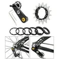thumbnail image 4 of Cassette de velocidad única para bicicleta ligera, convertidor, tensor de cadena de bicicleta, 15T negro Zulema Tensor de cadena de bicicleta, 4 of 8