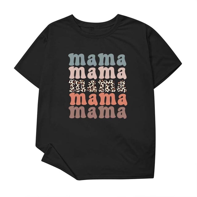 Lolmot T-Shirt Unisexe Décontracté Mode à Col Rond, Chandail Imprimé, Manches Courtes