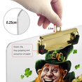thumbnail image 4 of St-patrick's Day Golds Man Acrylic Clipboards 12 x 9 Inch A4 Size with Low Profile Clip Hanging Clipboard for Classroom School Office, 4 of 8
