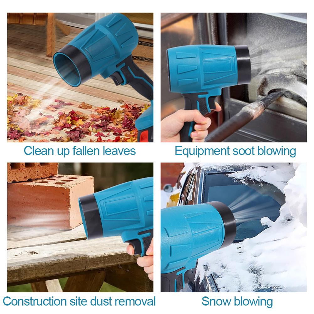 SharkTRUE Blue Cordless Blower, 1100W 21V High-Speed Motor, Portable 2.75 lbs, 11.8 x 5.9 Inches (Bare Tool)