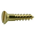thumbnail image 1 of #6 x 5/8" Brass Slotted Flat Head Wood Screws (36 pcs.), 1 of 1