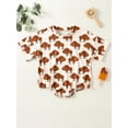 thumbnail image 3 of Coduop Baby Boys Bodysuit Rompers Short Sleeve Cattle Print Summer Newborn Jumpsuit Playsuits, 3 of 8