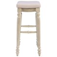 thumbnail image 4 of Linon Marino 30" Wood Backless Bar Stool in White Wash, 4 of 9