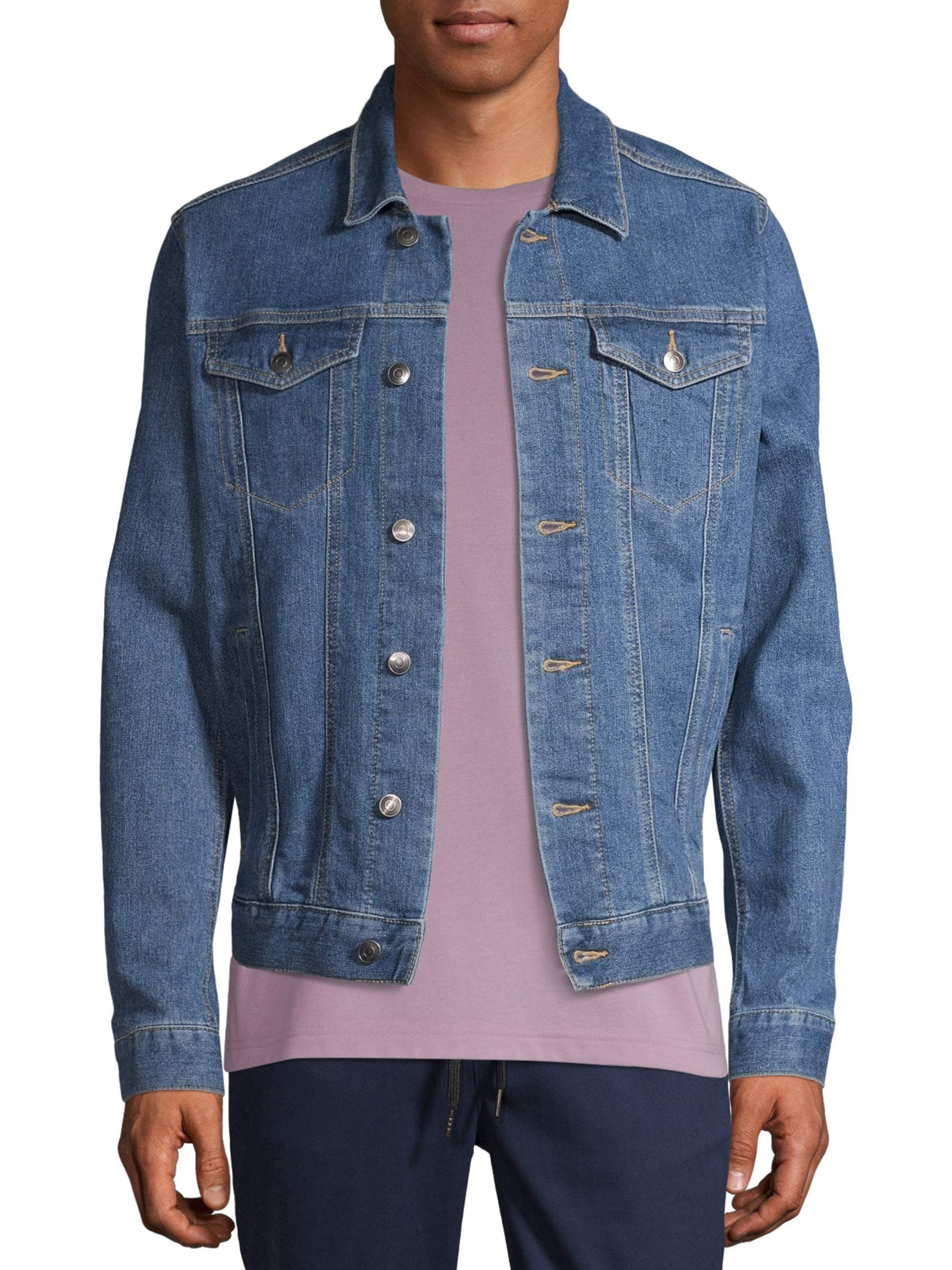 mens jean jacket 3xl