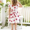 thumbnail image 5 of Cethrio Summer Dresses for Girls 2025, Gifts Cotton Casual Sundresses Holiday Dresses White Size 4 T, 5 of 5