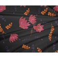 thumbnail image 4 of oneOone Polyester Lycra Dark Gray Fabric Leaves & Flower Craft Projects Decor Fabric Printed By The Yard 56 Inch Wide, 4 of 4