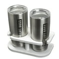 thumbnail image 2 of Extreme Max 3005.5692 Adjustable 2-Drink Mug Cup & Can Holder for Horizontal and Vertical Square Pontoon Rails - White, 2 of 6