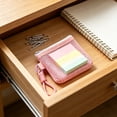 thumbnail image 4 of Dongrere Mesh Mini Zipper Pouch, Portable Breathable Storage Bag, Clear Cosmetic Bag for Home Travel Outdoor Use, 4x1.2x3.7 Inch, Pink, 4 of 6