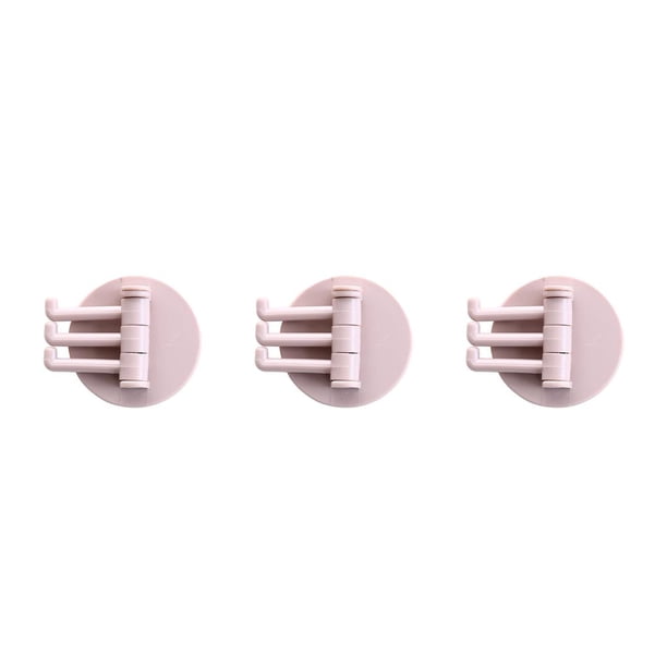 Gancho adhesivo giratorio Cateissary 3 en 1 Ganchos para palos Estante para colgar Suministros de cocina