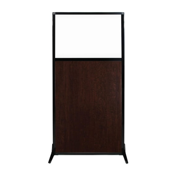 Work Station Screen - W/ Window - Laminate