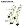 thumbnail image 2 of Balery Cute Carrot Calcetines novedosos Calcetines deportivos Calcetines hasta la rodilla Calcetines de algodón Calcetines originales y geniales, 2 of 6