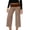 Brown -BS27, variant on Women Fold Over Gaucho Pants Flowy Low Rise Wide Leg Capri Pants Y2K Foldover Gauchos Cropped Yoga Lounge Bottoms 2026 Coffee S