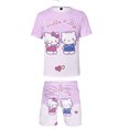 3D New Product HelloKitty Cartoon Sanrio Hello Kitty Short Sleeve T