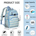 thumbnail image 2 of Baseball Toddler Backpack Spacious Adjustable Shoulder Straps Chest Buckle Durable Backpack For Student, 2 of 6