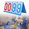 thumbnail image 5 of 4 Digits Portable Table Top Scoreboard Collapsible Sport Scoreboard Waterproof for Baseball Badminton Volleyball Soccer Competitive Sports, 5 of 8