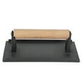 thumbnail image 3 of Cast Iron Griddle Press, Meat Press Cast Iron Panin Grill Press, For Kitchen BBQ Press Barbecue Accessory Barbecue, 3 of 8
