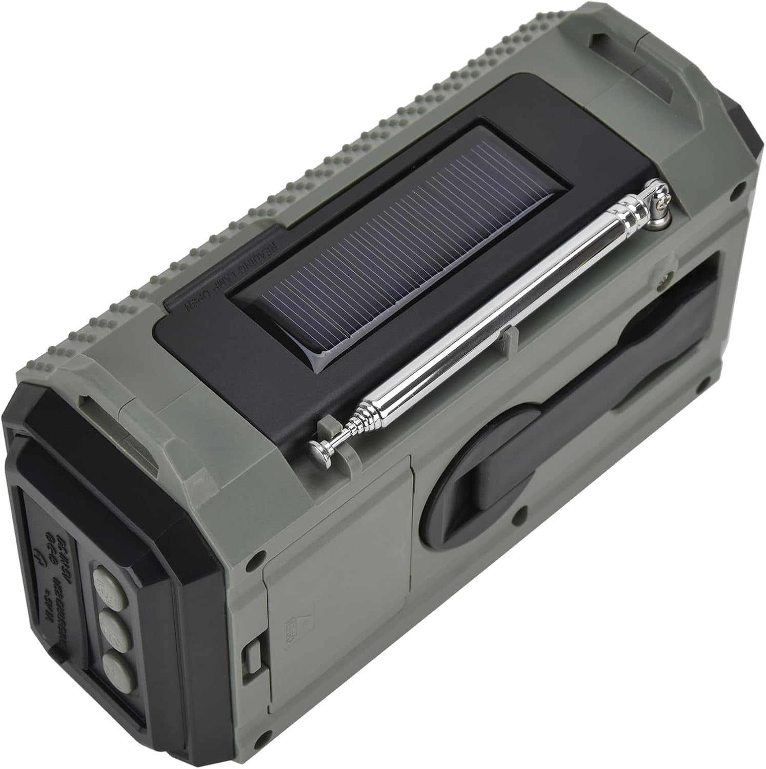 Emergency Radio, Solar & Hand Crank Weather Radio with NOAA Alerts, 10000mAh Power Bank, AM/FM/SW, Flashlight & Reading Lamp, SOS Alarm, Portable Survival Kit for Hurricane Season & Home Power Outage