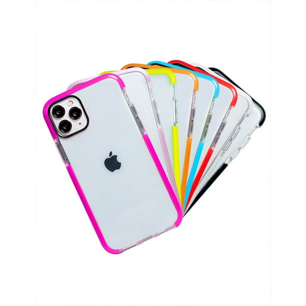 Funda para iPhone 11 Pro InstaCase Tecnología Ultra Impacto Color Rosa Neon Antigolpes Uso Rudo