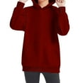 thumbnail image 6 of Uxgjfwu Toddler Hoodie Sweatshirt Boys Girls Crewneck Oversized Hooded Sweatshirt Kids Long Sleeve Pullover Tops Sizes 4-13, 6 of 7