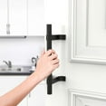 thumbnail image 2 of Gate Carbon Steel For Sliding Barn Garage Door Pull Handle Simple Modern Cabinet, 2 of 11