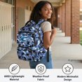 thumbnail image 4 of Chririnla Shark Camouflage Pattern Laptop School Bag with traspirante, Multi-Pocket Lightweight 17 Inch Cartoon School Bag for Camping Travel, 4 of 10
