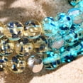 thumbnail image 4 of Sandstone Flame | Silver | Firefly Glass Macrame Bracelet, 4 of 8