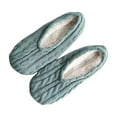 thumbnail image 2 of BLTIBY Slippers Socks for Women Winter Warm Floor Socks Fuzzy Cozy Sherpa Christmas Slipper Sock Ultra Comfortable House Slipper Light Blue Free Size, 2 of 3