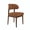 Brown(Chenille), variant on Hawsaiy Dining Chairs Set of 4, Upholstered Kitchen & Dining Room Chairs with Solid Wood Frame, Curved Back Side Chairs, Green